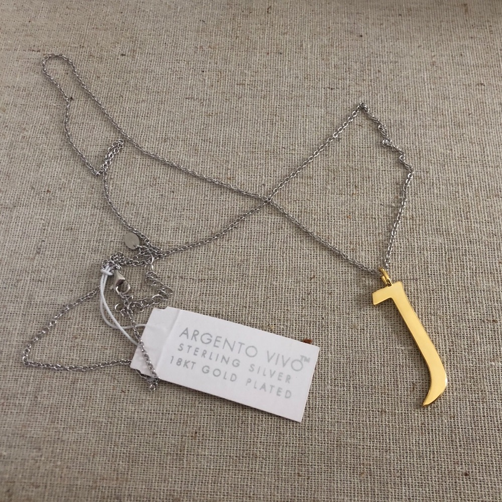 Argento Vivo J necklace bought at Nordstrom